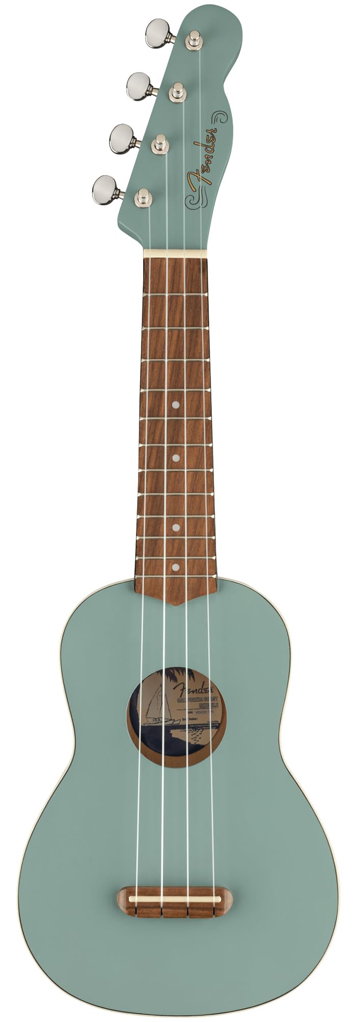 Fender Venice Soprano Ukulele - Sonic Gray w/ Gig Bag