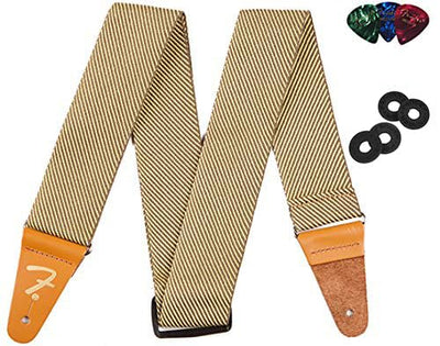 Fender Premium Guitar Strap - Vintage Tweed w/ Strap Blocks