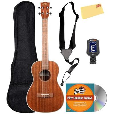 Kala KA-BG Gloss Mahogany Baritone Ukulele - Natural w/ Gig Bag