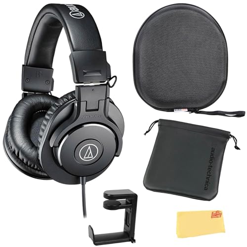 Audio-Technica ATH-M30x Professional Monitor Headphones w/ Case