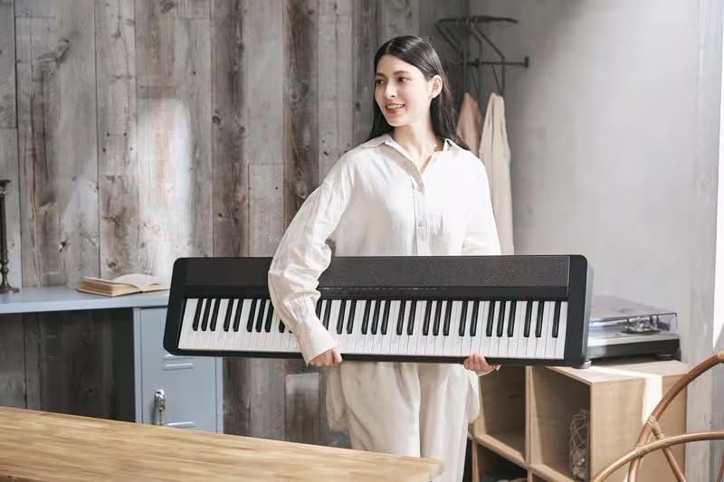 Casio CT-S1 Casiotone 76-Key Portable Keyboard - Black w/ Adjustable Stand