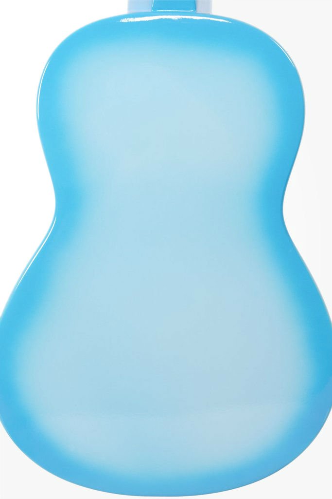 Kala MK-SD-LBBURST Makala Dolphin Soprano Ukulele - Light Blue Burst
