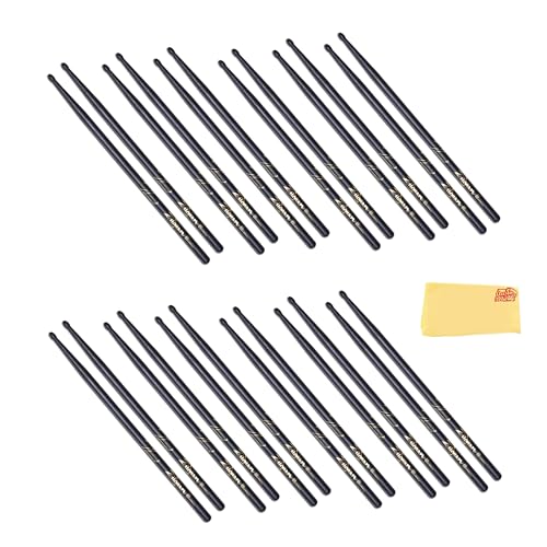 Zildjian 5A Black Drumsticks - 12 Pack