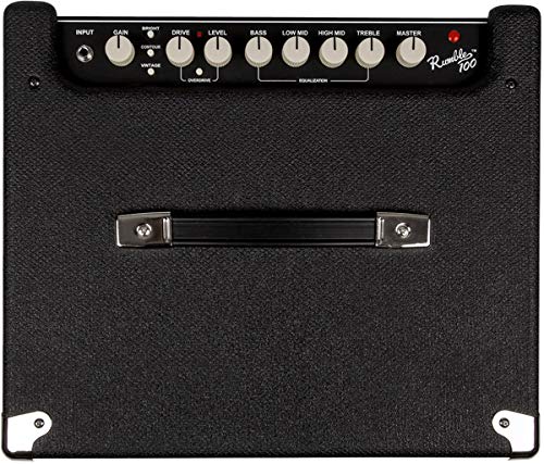Fender Rumble 100 Bass Combo Amplifier w/ Instrument Cable