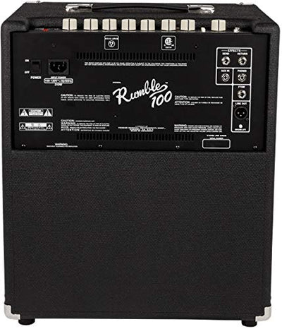 Fender Rumble 100 Bass Combo Amplifier w/ Instrument Cable