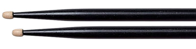 Vic Firth American Classic 5A Black Drumsticks - 4 Pairs with Austin Bazaar Polishing Cloth