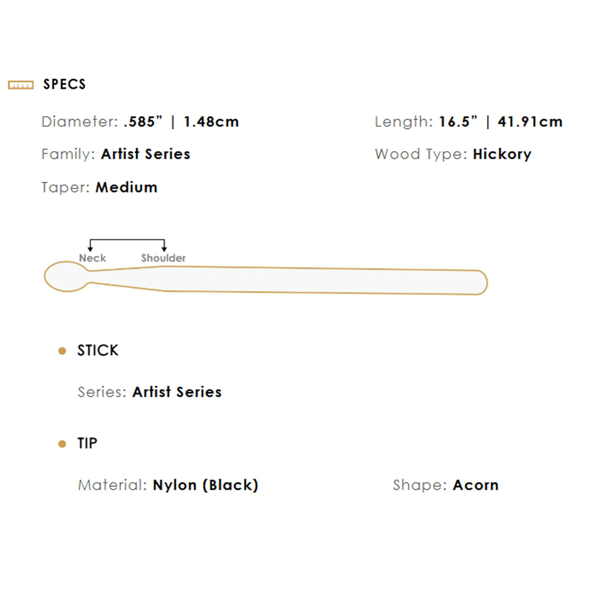 Zildjian ZASAY Adrian Young Artist Series Drumsticks - 6 Pack