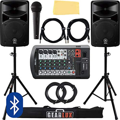 Yamaha STAGEPAS 400BT Portable PA System w/ Microphone