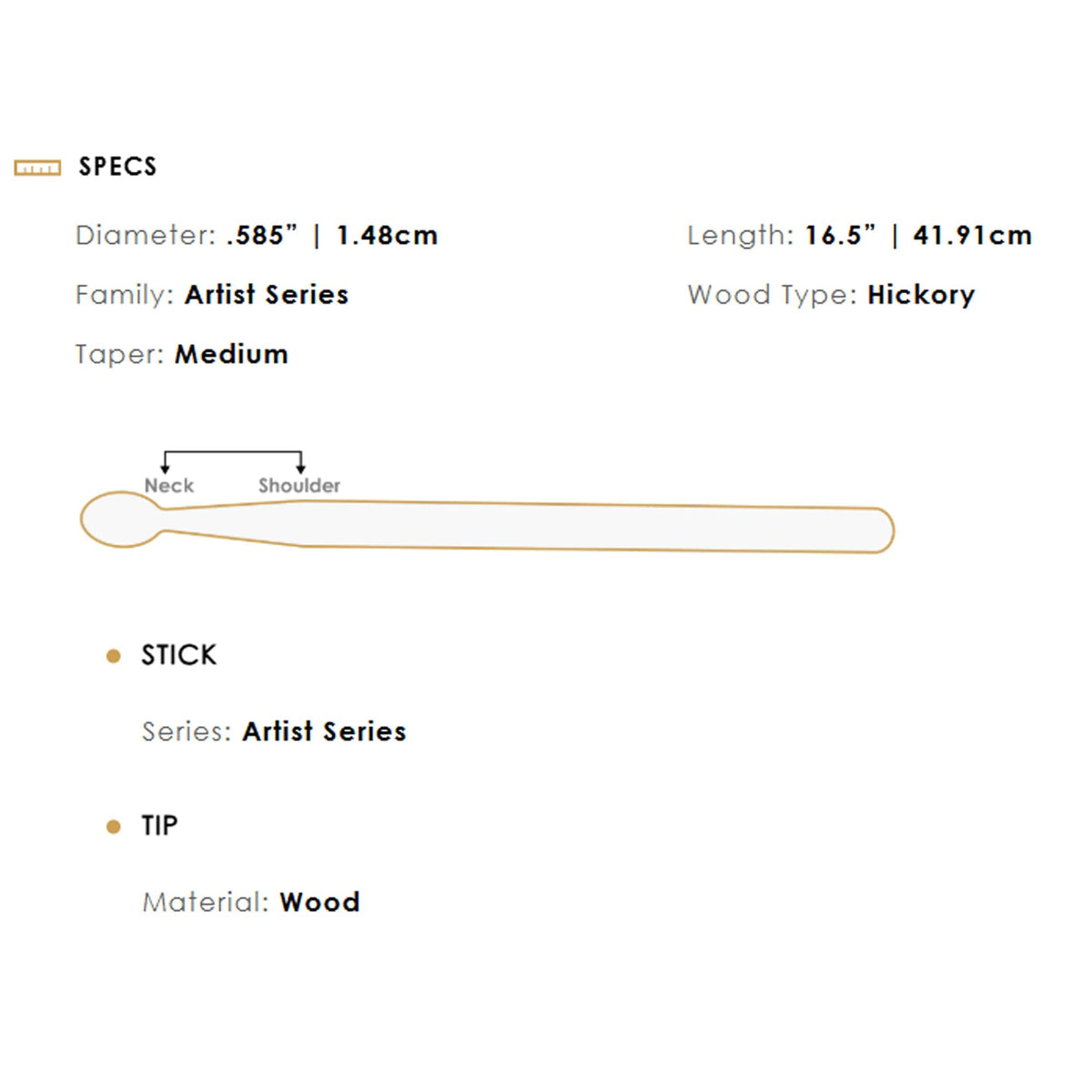 Zildjian Josh Dun Model Drumsticks - 3 Pack