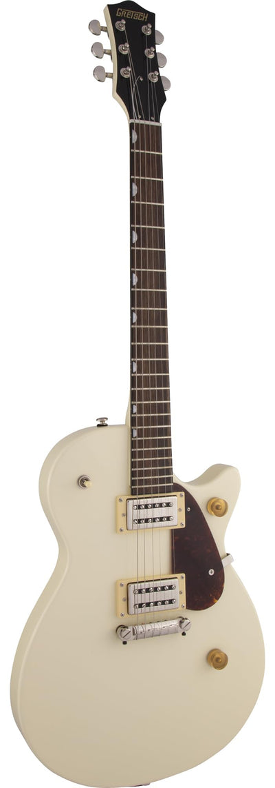Gretsch G2210 Streamliner Junior Jet Club - Vintage White w/ Guitar Strap
