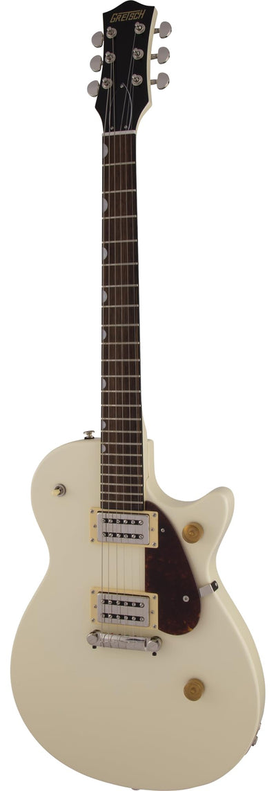 Gretsch G2210 Streamliner Junior Jet Club - Vintage White w/ Guitar Strap