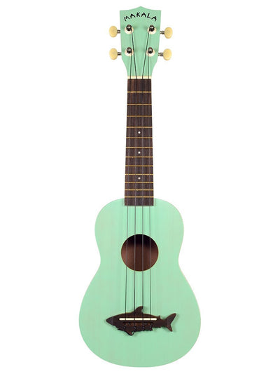 Kala MK-SS-GRN Makala Shark Soprano Ukulele - Surf Green w/ Gig Bag