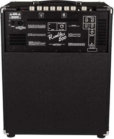 Fender Rumble 200 V3 1x15-Inch Bass Combo Amplifier w/ Amperstand Amp Cradle