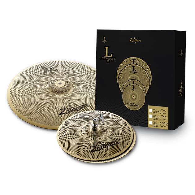 Zildjian LV38 L80 Low Volume Cymbal Set w/ Cymbal Bag
