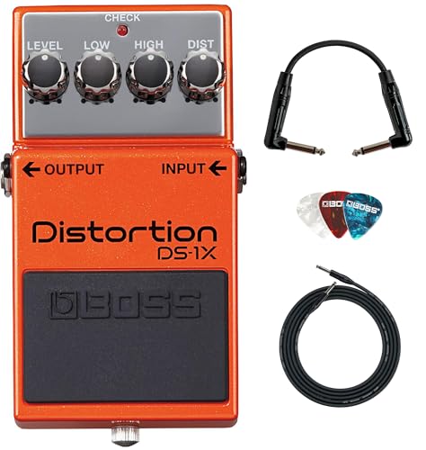 Boss DS-1X Distortion w/ Instrument Cable