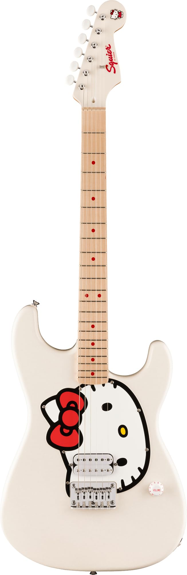 Fender x Hello Kitty White Stratocaster w/ Gig Bag
