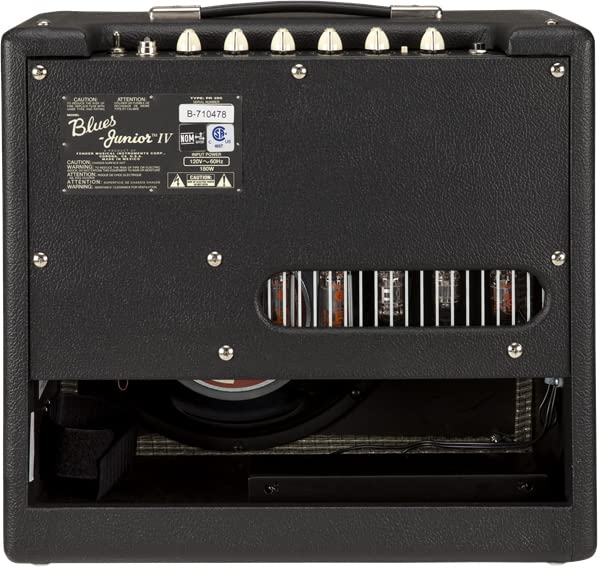 Fender Blues Junior IV Guitar Combo Amplifier - Black w/ Fender Amperstand Guitar Cradle