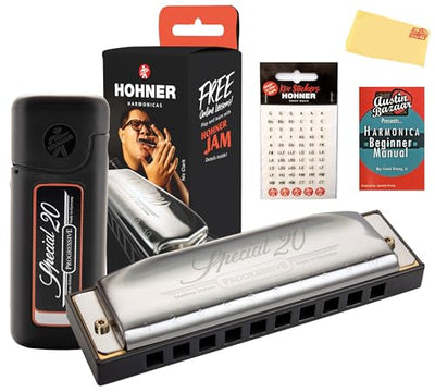 Hohner Special 20 Harmonica - Key of A w/ Key Stickers