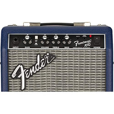 Fender Frontman 10G Guitar Combo Amplifier - Midnight Blue w/ Instrument Cable