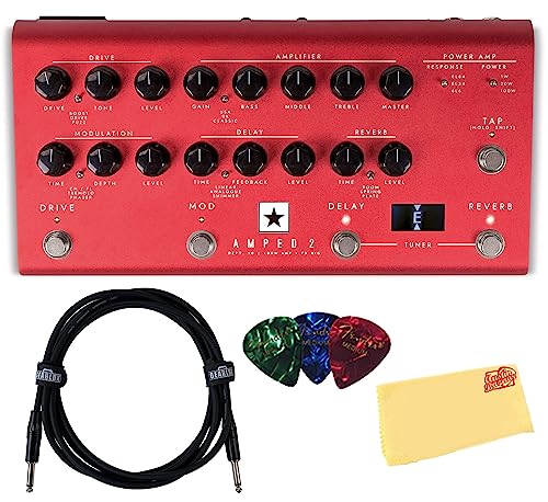 Blackstar Dept 10 Amped 2 Guitar Amplifier and Effects Pedal w/ Instrument Cable