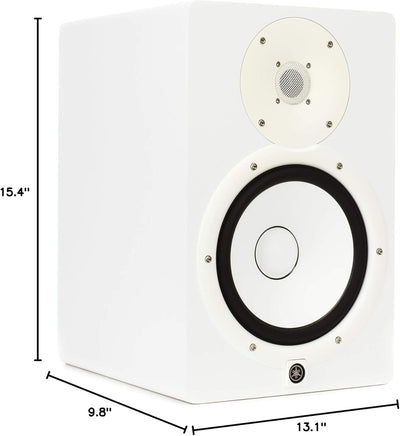 Yamaha HS8 8-Inch Powered Studio Monitor Speaker - White