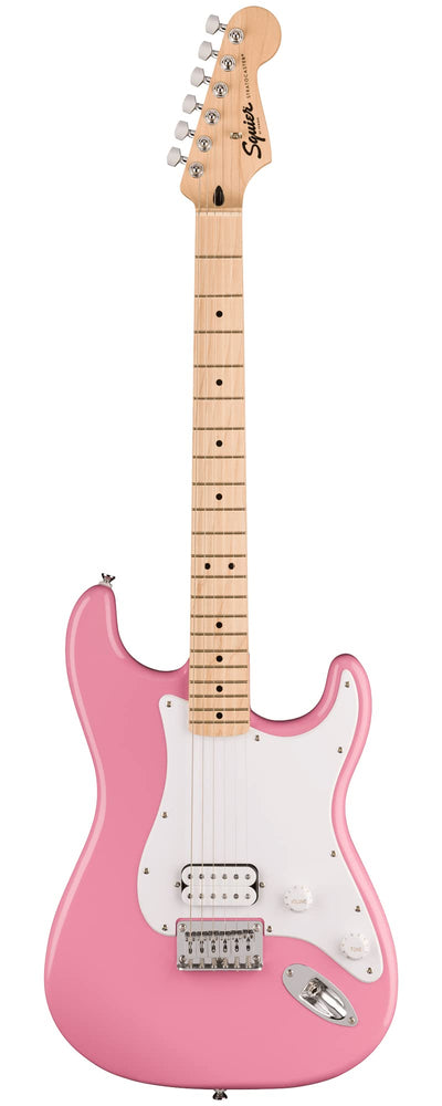 Fender Squier Sonic Stratocaster HT H - Flash Pink w/ Frontman 10G Amplifier