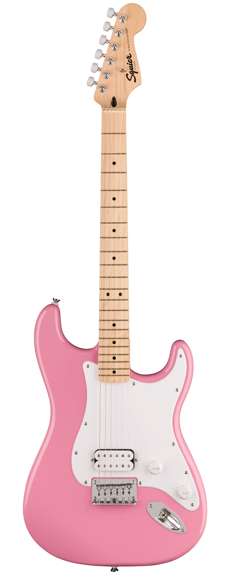 Fender Squier Sonic Stratocaster HT H - Flash Pink w/ Frontman 10G Amplifier