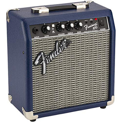 Fender Frontman 10G Guitar Combo Amplifier - Midnight Blue w/ Instrument Cable