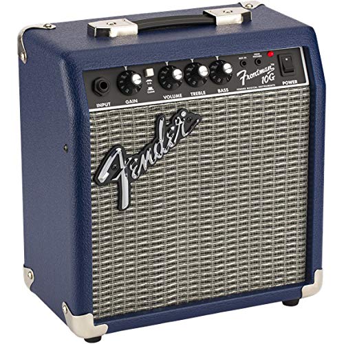 Fender Frontman 10G Guitar Combo Amplifier - Midnight Blue w/ Instrument Cable