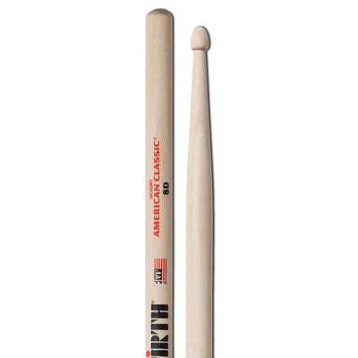 Vic Firth American Classic 8D Drumsticks - 3 Pack