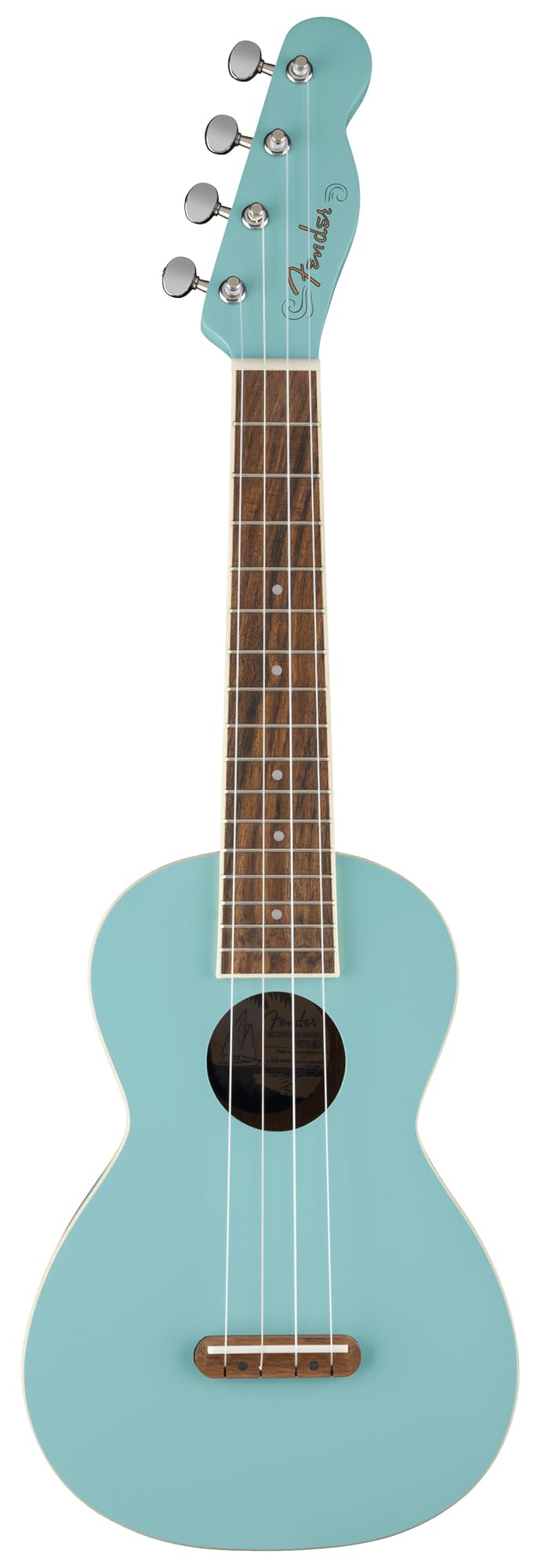 Fender Monterey Concert Ukulele - Daphne Blue w/ Gig Bag