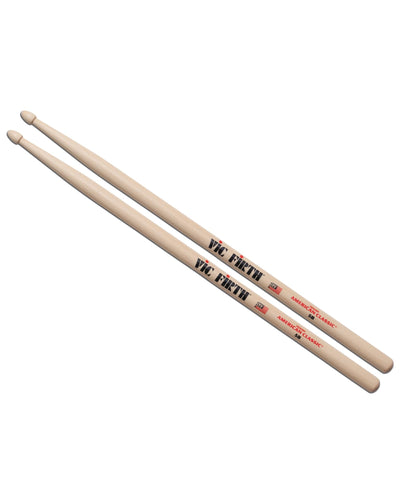 Vic Firth American Classic 5B Drumsticks - 6 Pack w/ Polishing Cloth