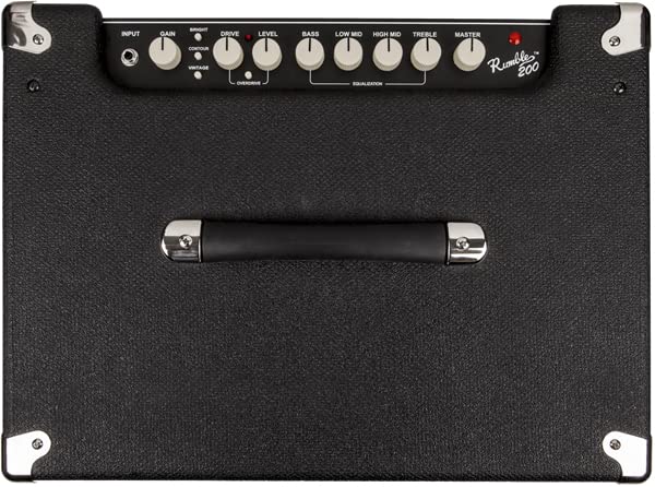 Fender Rumble 200 V3 1x15-Inch Bass Combo Amplifier w/ Amperstand Amp Cradle