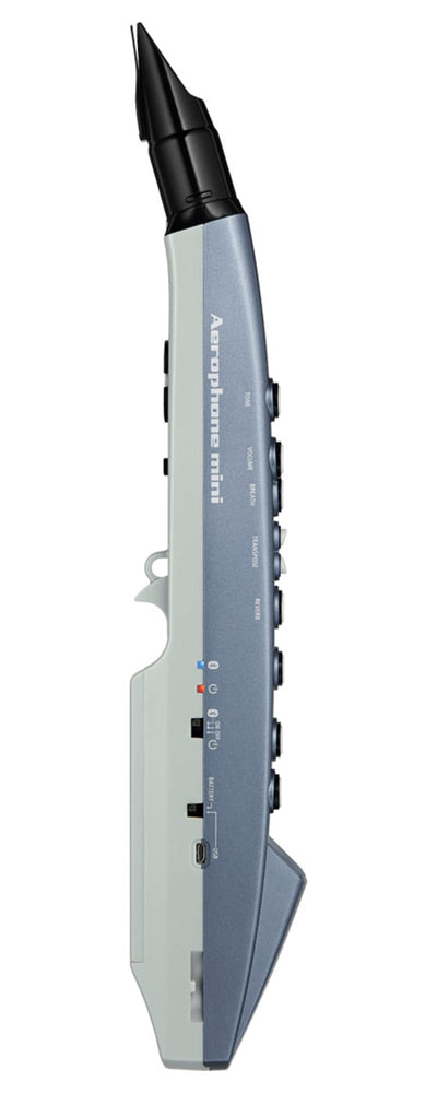 Roland AE-01 Aerophone Mini Digital Wind Instrument - Blue w/ Headphones