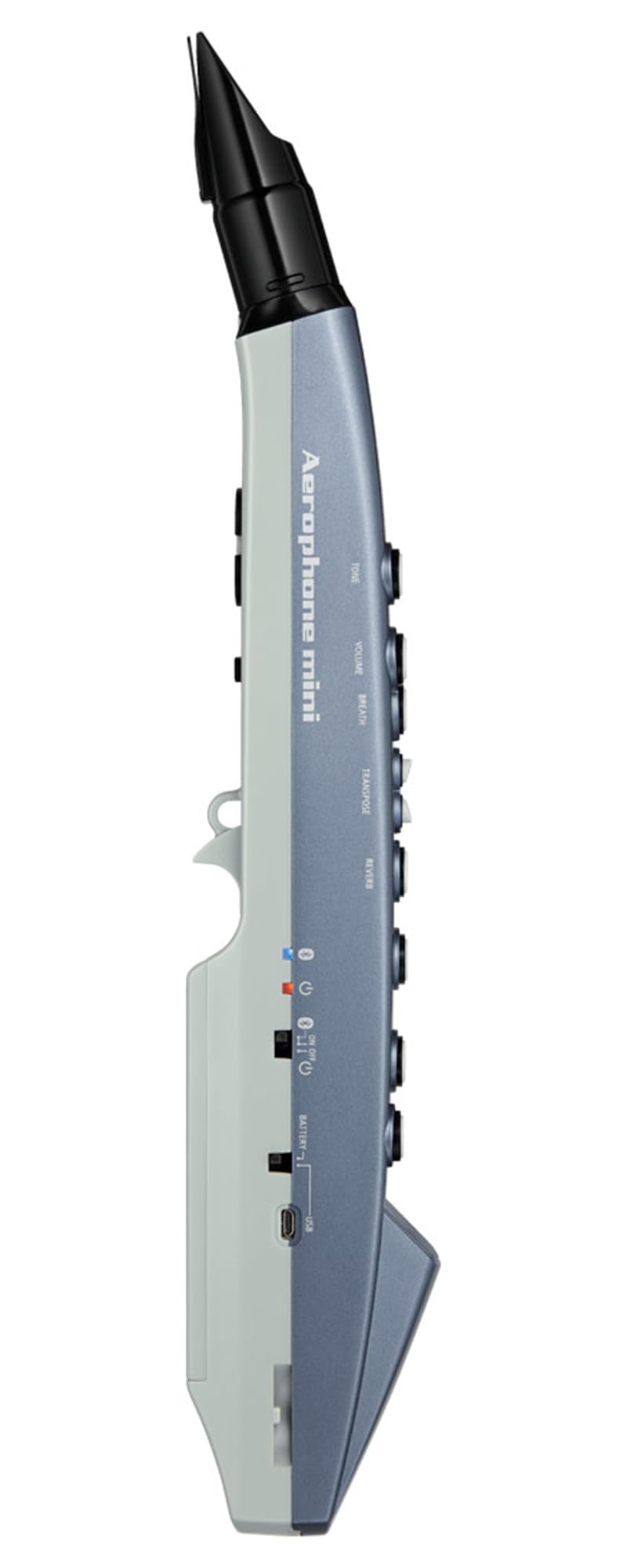 Roland AE-01 Aerophone Mini Digital Wind Instrument - Blue w/ Headphones