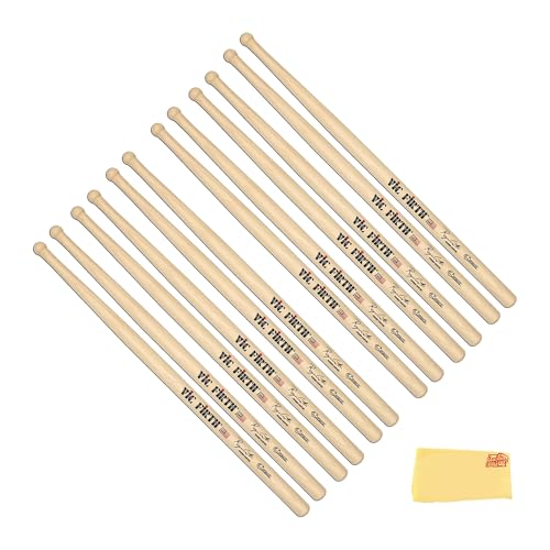 Vic Firth SRC Corpsmaster Signature Snare Roger Carter Drumsticks - 6 Pack