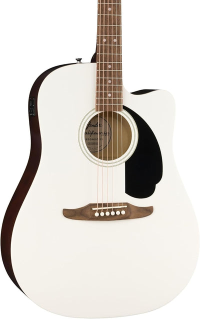 Fender California Redondo CE Dreadnought Acoustic-Electric Guitar - White