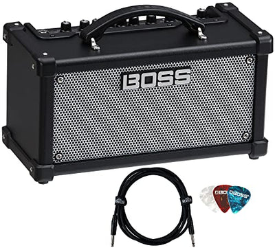 Boss Dual Cube LX Portable Electric Guitar Combo Amplifier w/ Instrument Cable