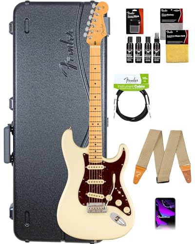 Fender American Professional II Stratocaster - Olympic White w/ Cleaning Kit