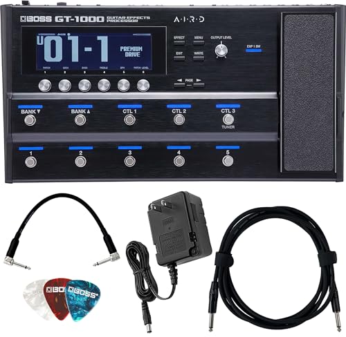 Boss GT-1000 Guitar Effects Processor w/ Power Supply
