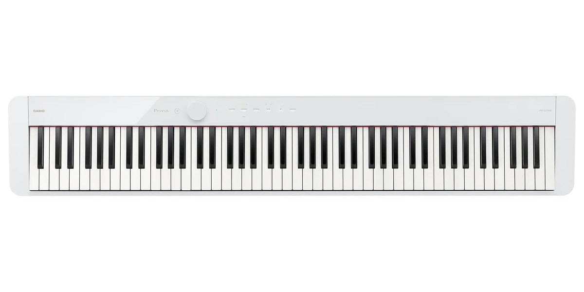 Casio PX-S1100 Privia Slim Digital Piano - White w/ CS-68 Stand