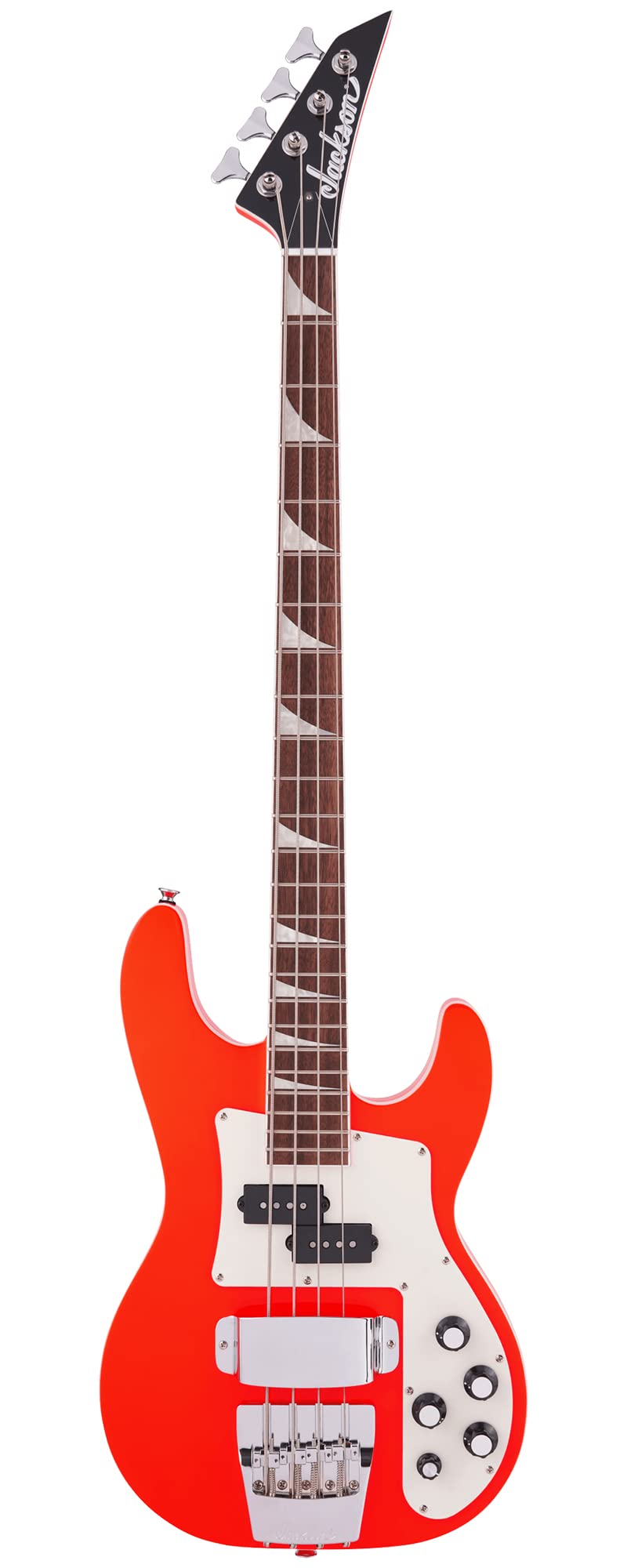 Jackson X Series Concert Bass CBXNT DX IV Bass Guitar - Rocket Red w/ Instrument Cable, Strap, Tuner, Picks, and Austin Bazaar Instructional DVD