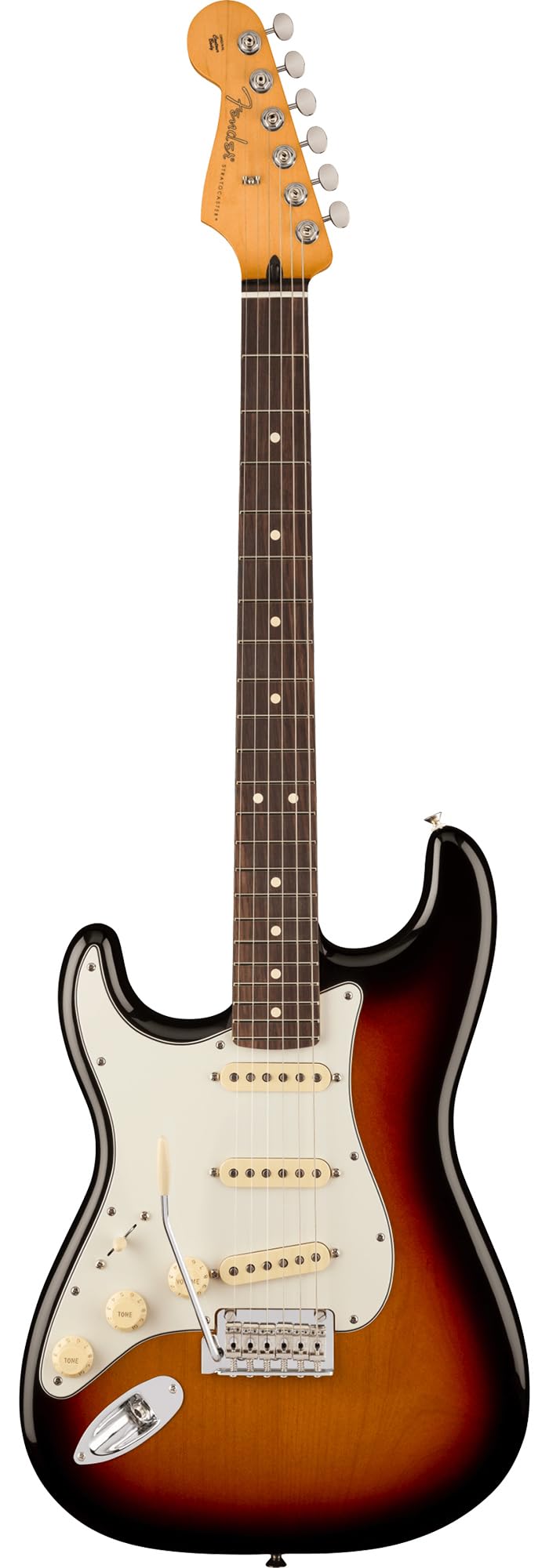 Fender Player II Stratocaster, Left Handed - 3-Color Sunburst w/ Cleaning Kit