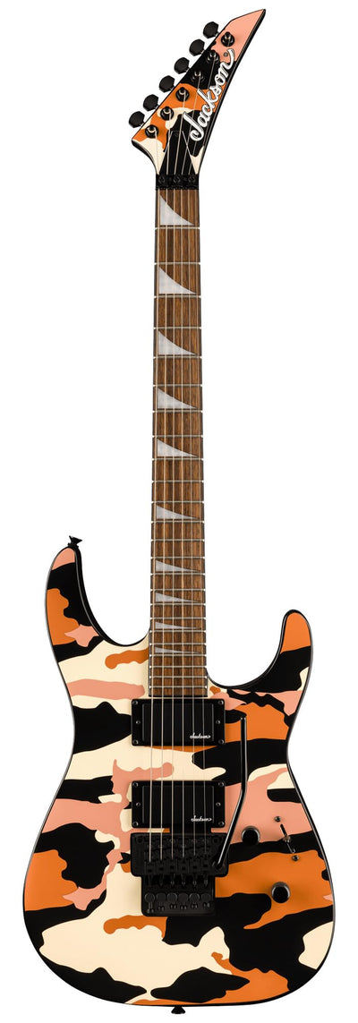 Jackson X Series Soloist SLX DX Electric Guitar - Butterscotch Camo w/ Instrument Cable