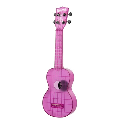 Kala KA-WMT-PL-S Soprano Waterman Sea Glass Ukulele - Amethyst Purple