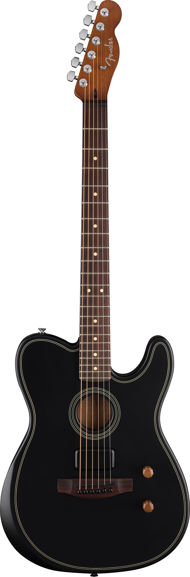 Fender Acoustasonic Standard Telecaster - Black w/ Cleaning Kit