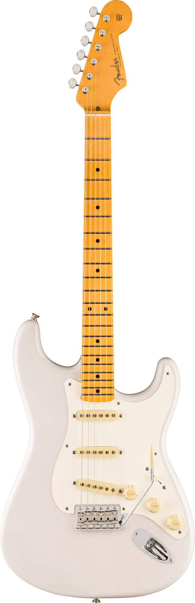Fender Eric Johnson Stratocaster - White Blonde w/ Guitar Cleaning Kit