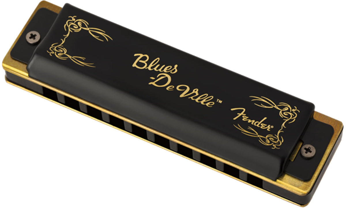 Fender Blues DeVille Harmonica - Key of D w/ Austin Bazaar Instructional Manual