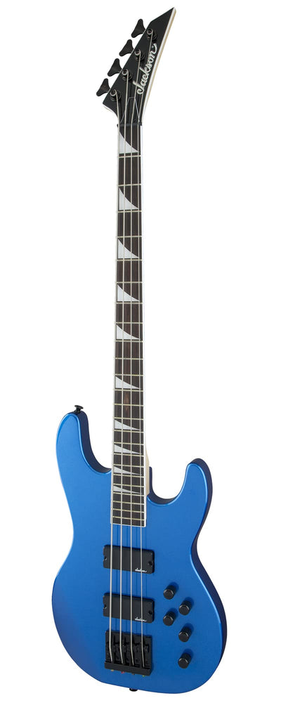 Jackson JS Series Concert Bass JS3 Bass Guitar - Metallic Blue w/ Instrument Cable