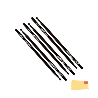 Zildjian ZASTBLK Travis Barker Black Artist Series Drumsticks - 3 Pack